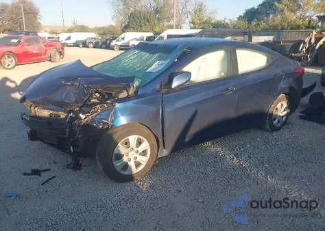 2016 Hyundai Elantra Se из США, поврежденный, VIN 5NPDH4AE5GH749319